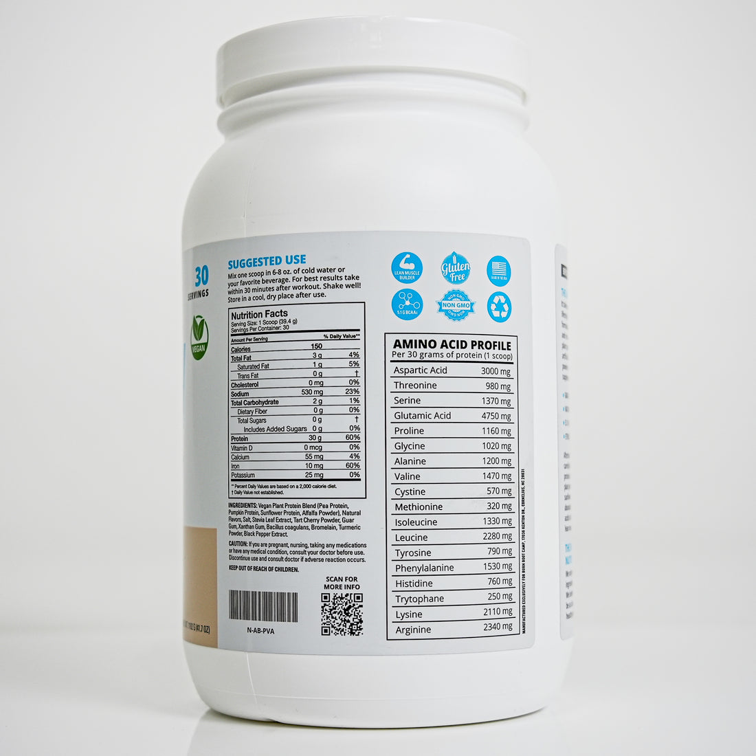 Afterburn Plant-Based Vanilla Protein