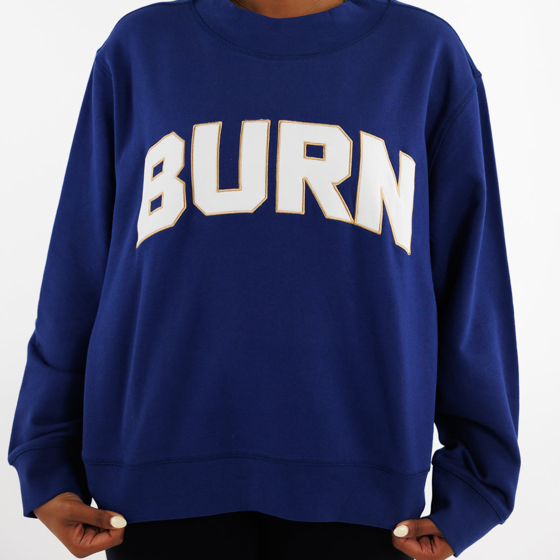 Signature Stitch Mockneck