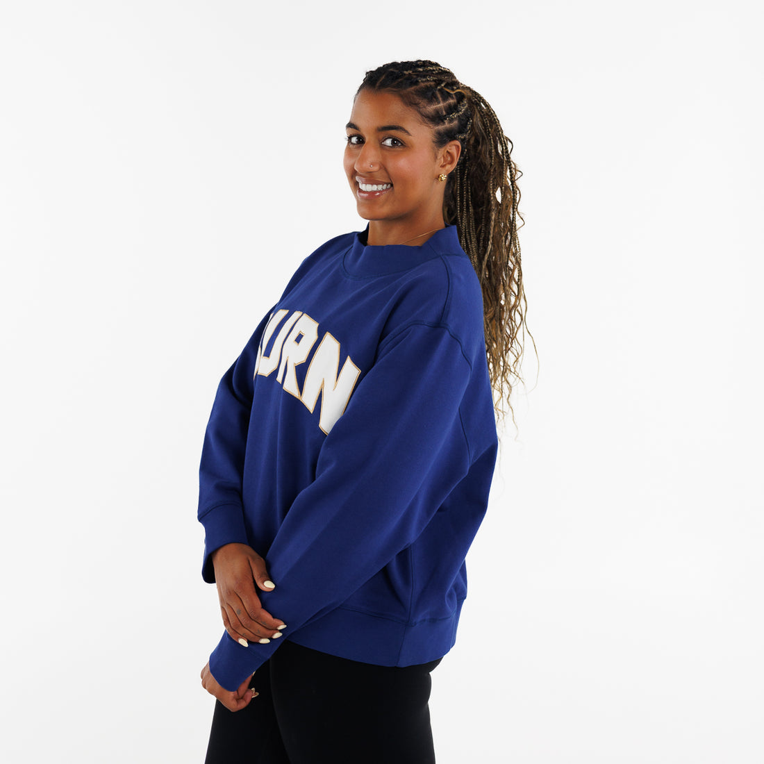 Signature Stitch Mockneck