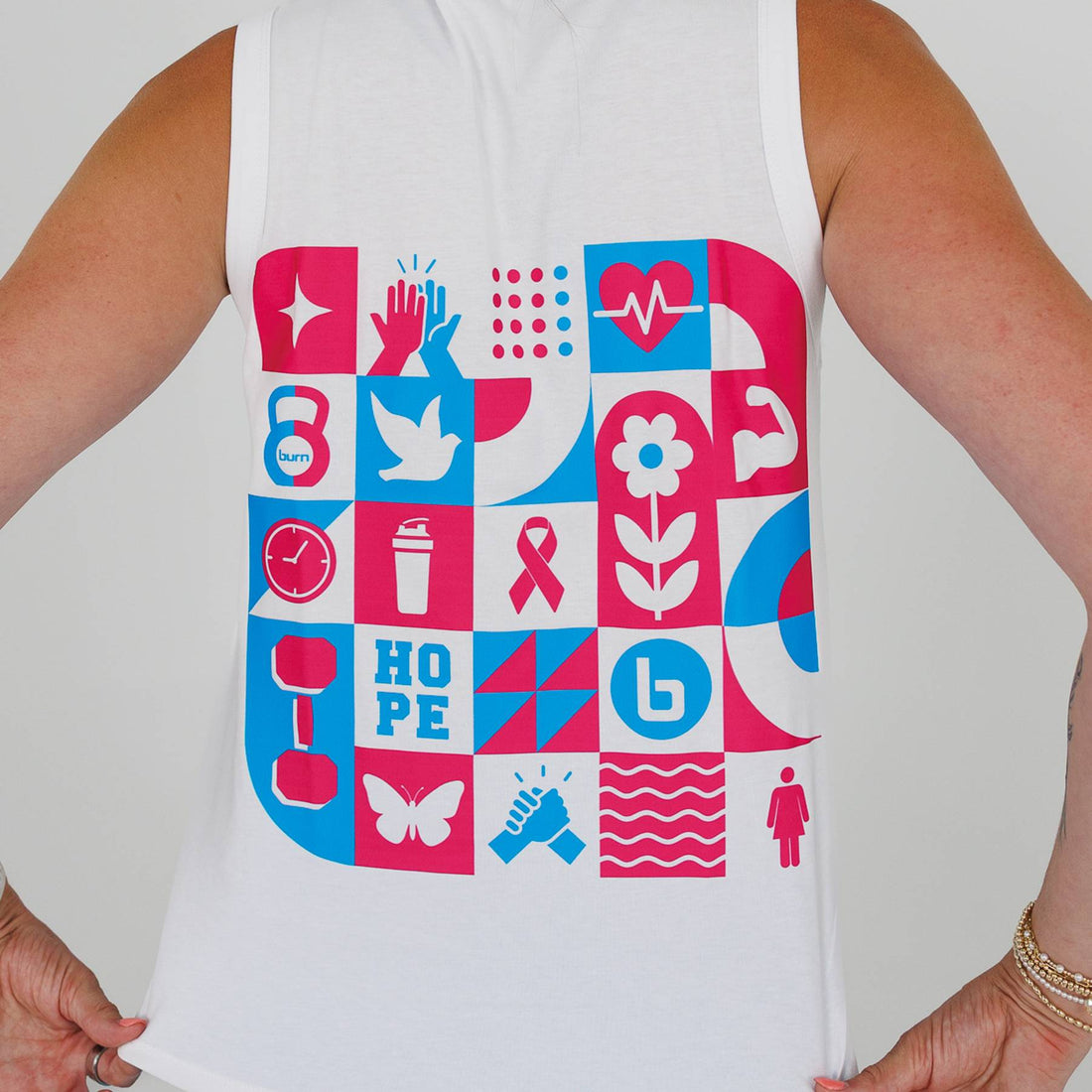 BCA Muscle Tank - White
