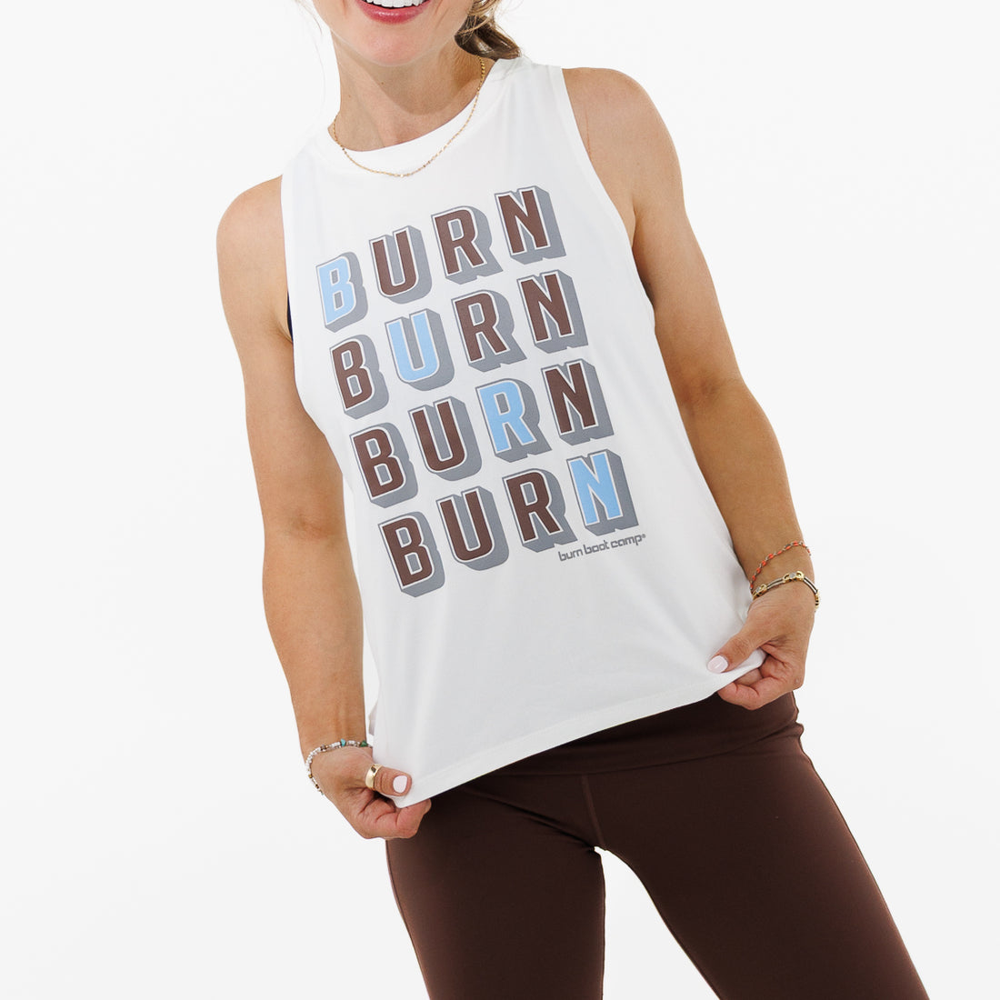 Dimensional Twist-Back Tank
