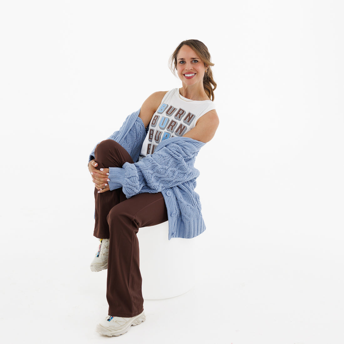 Dimensional Twist-Back Tank