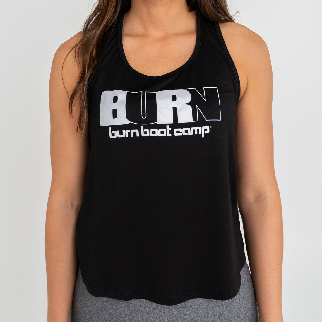 Burn Stamp Racerback Tank