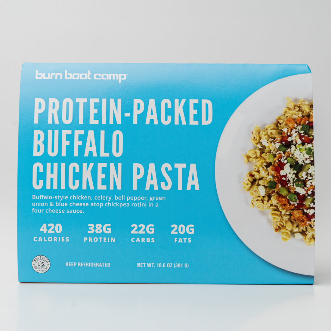 Protein-Packed Buffalo Chicken Pasta