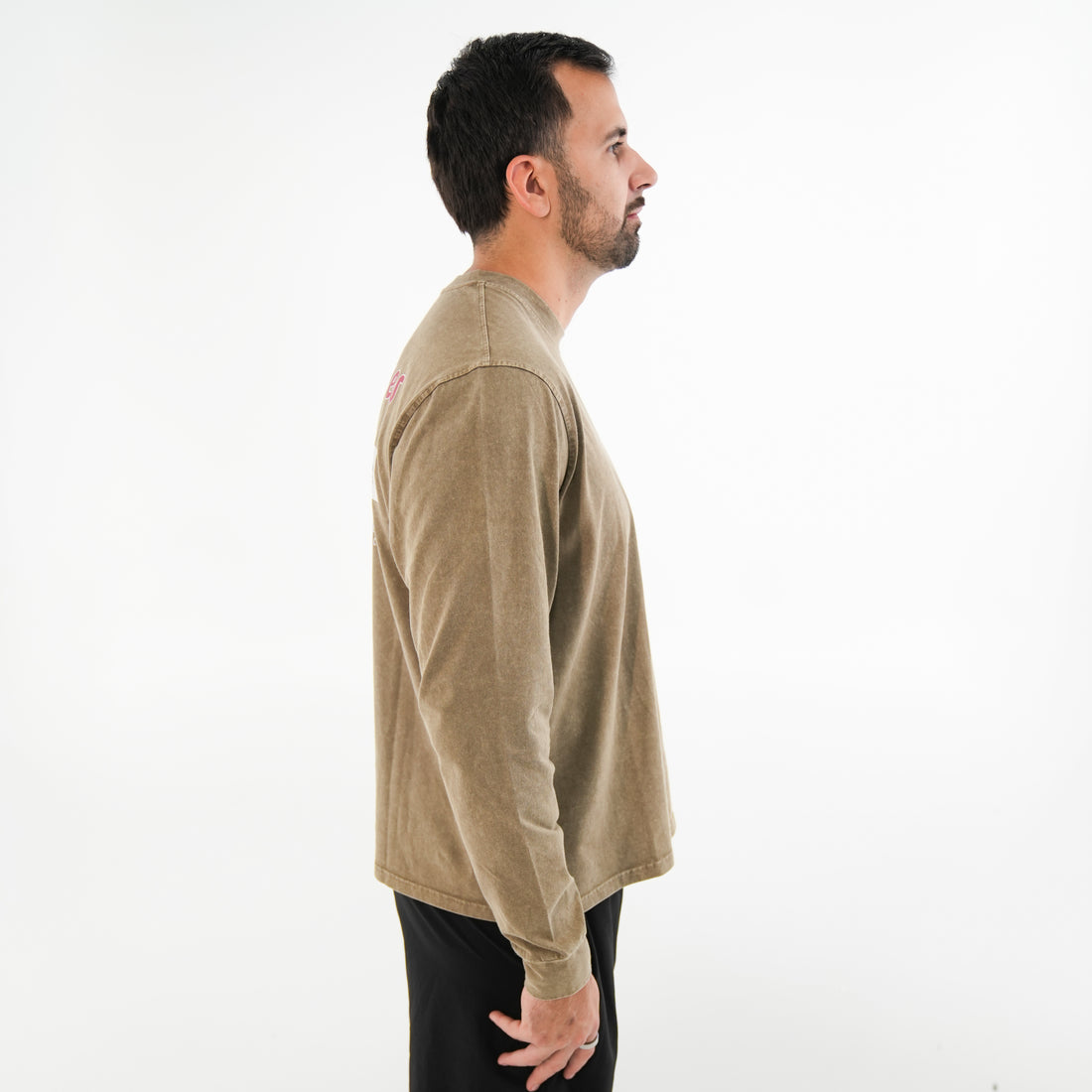 Unisex Acid Wash Long-Sleeve