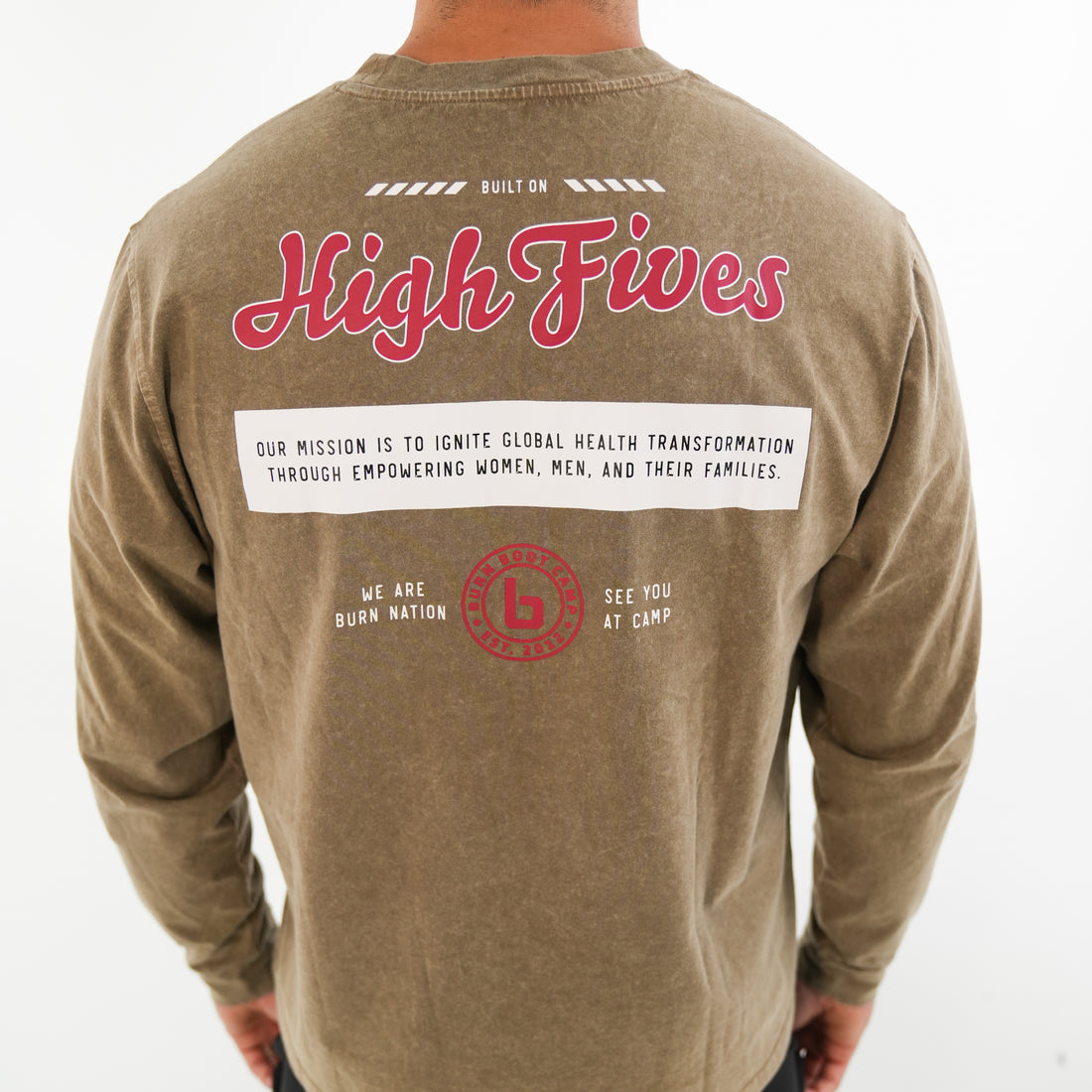Unisex Acid Wash Long-Sleeve
