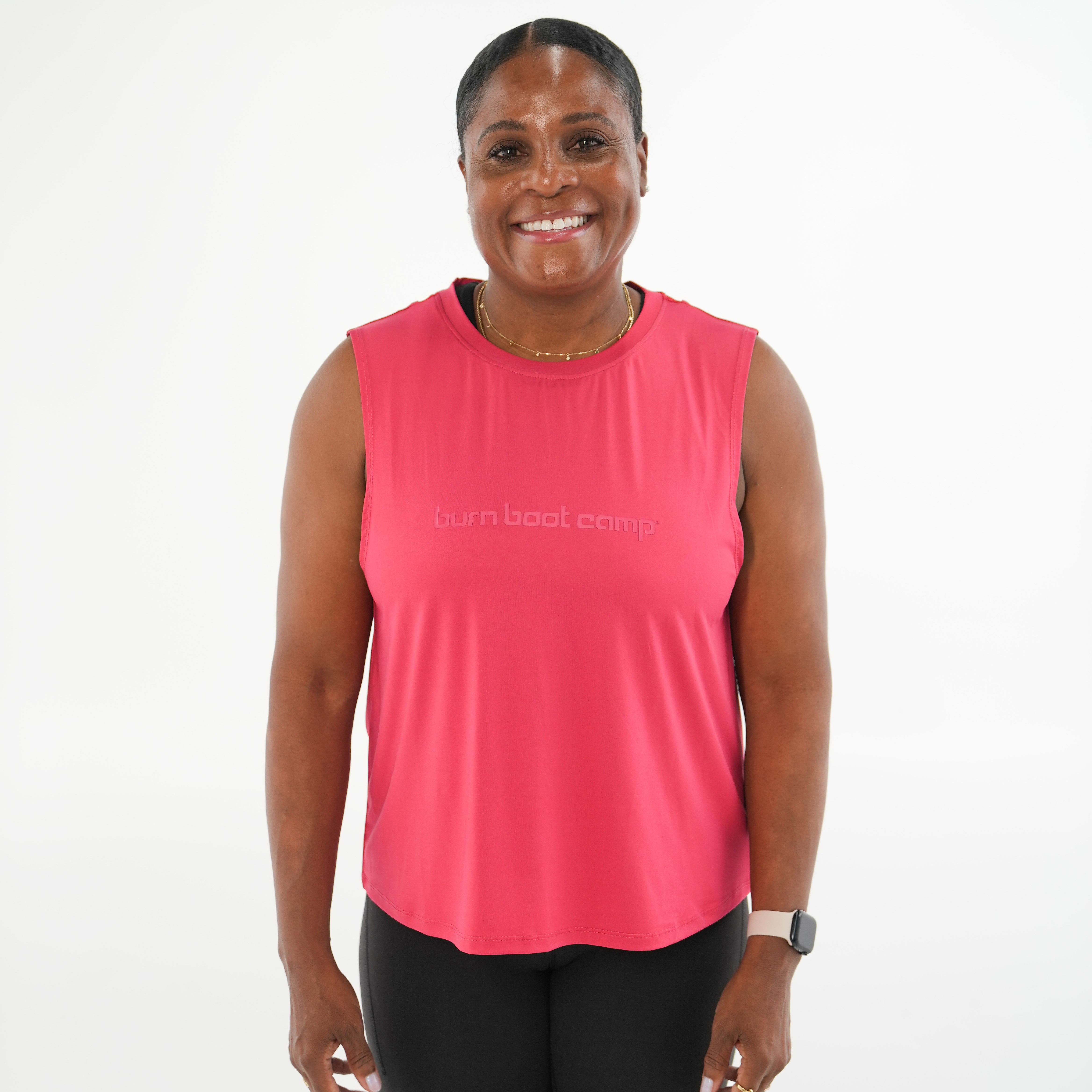 Cool Mesh Muscle Tank - Winterberry – Burn Boot Camp