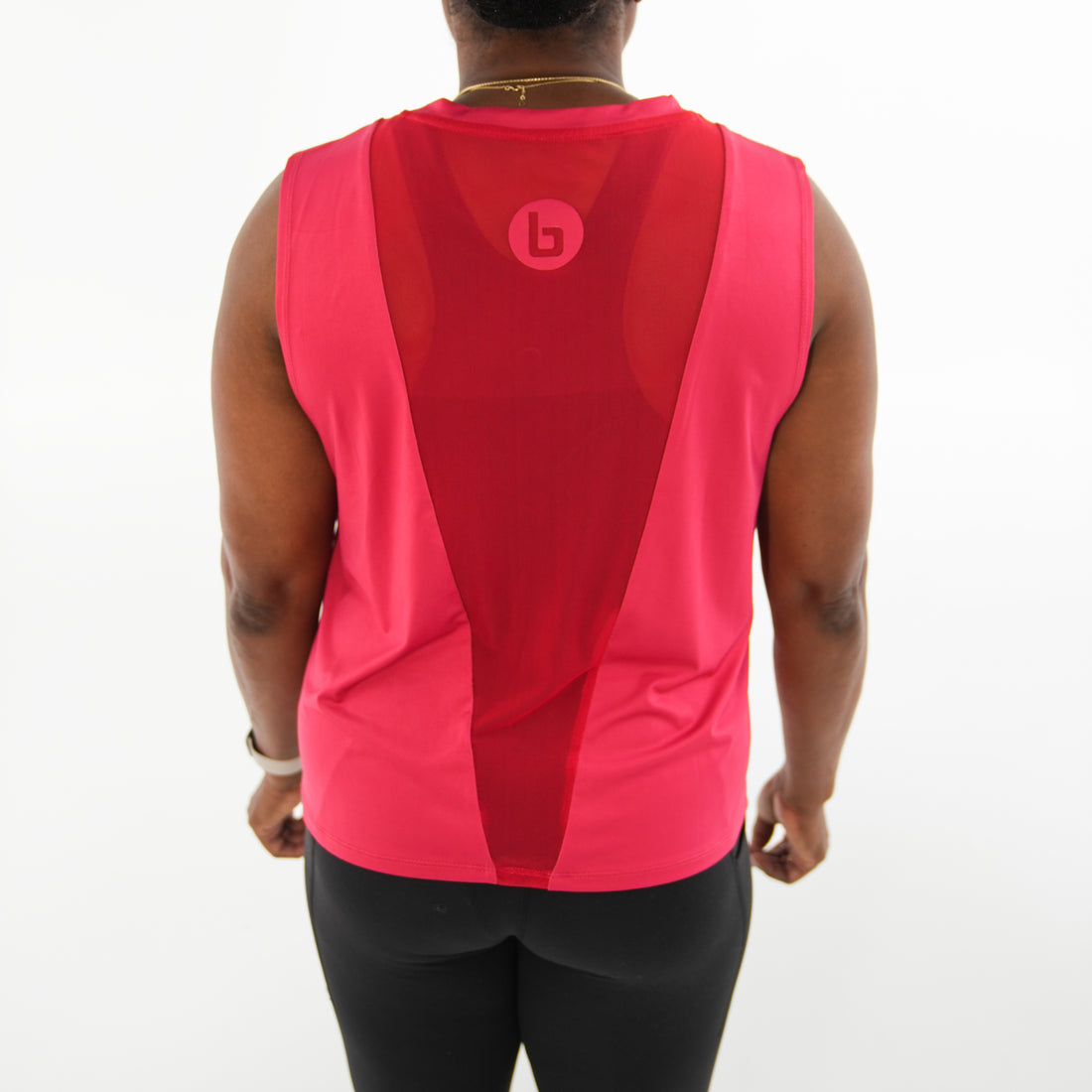 Cool Mesh Muscle Tank - Winterberry
