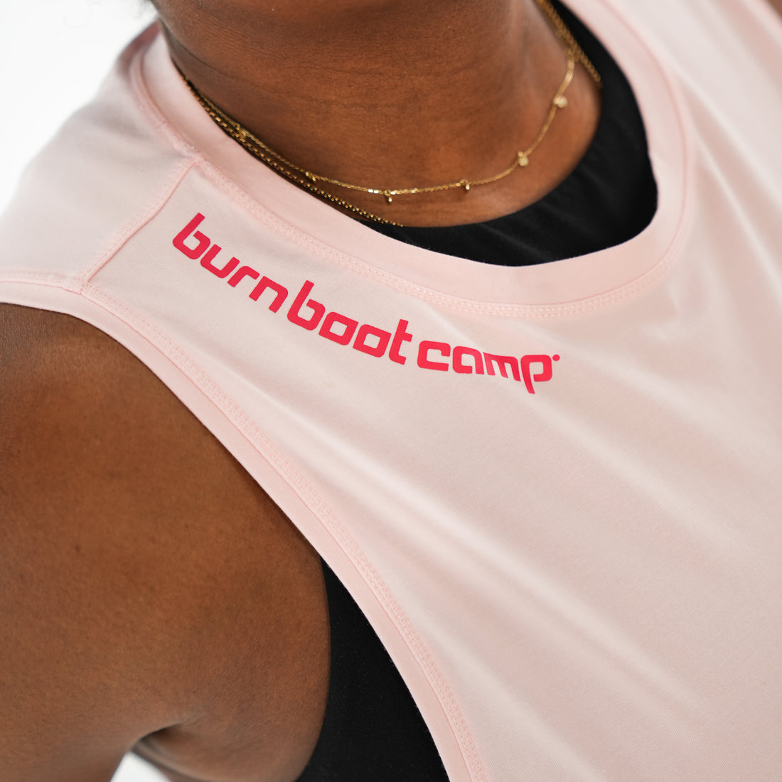 Knotted Muscle Tank - Primrose Pink