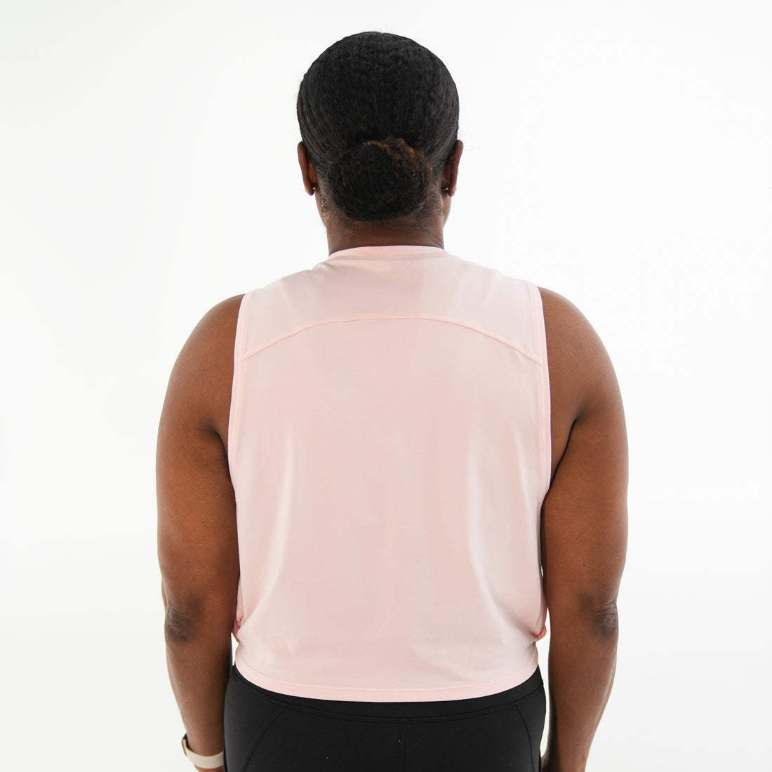 Knotted Muscle Tank - Primrose Pink