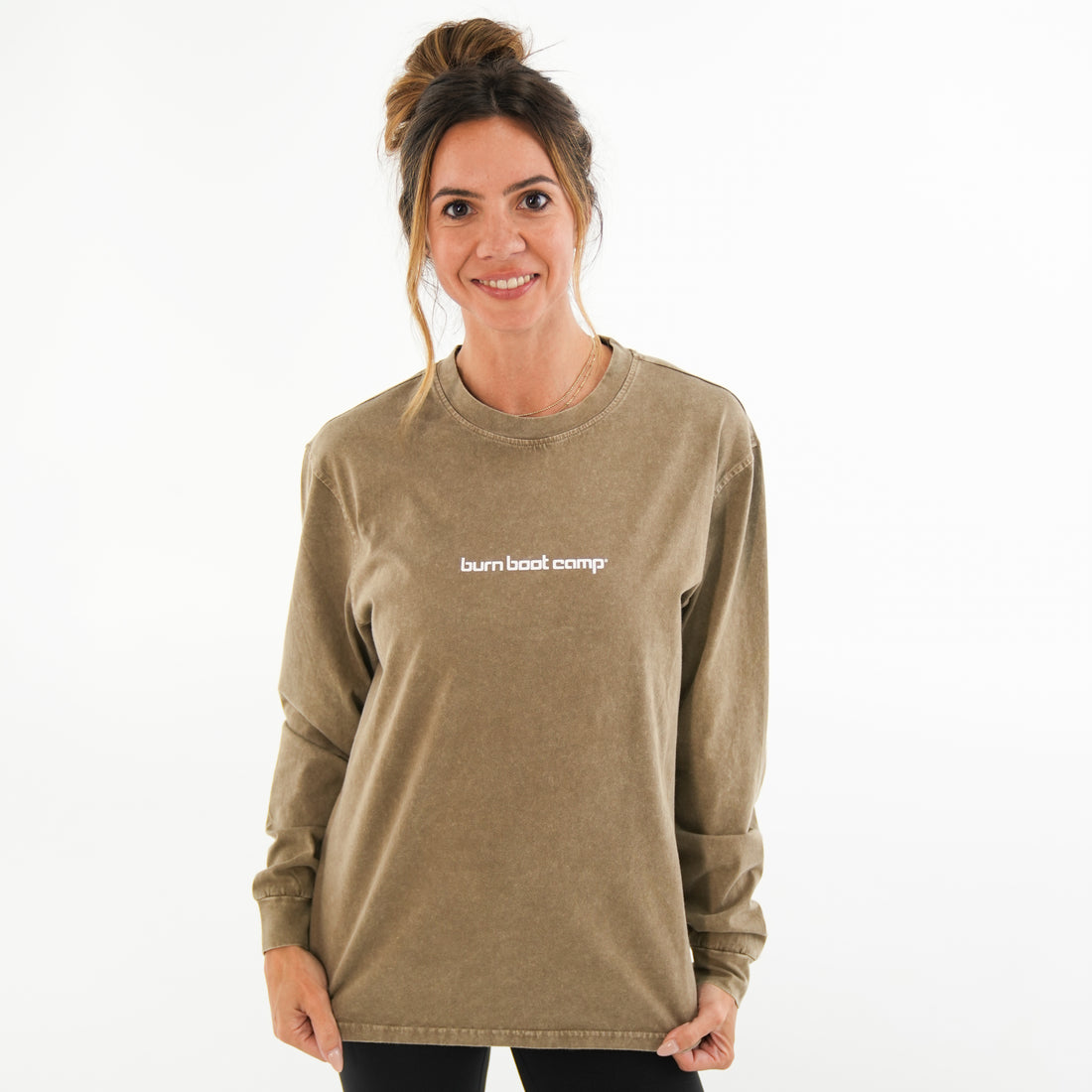 Unisex Acid Wash Long-Sleeve