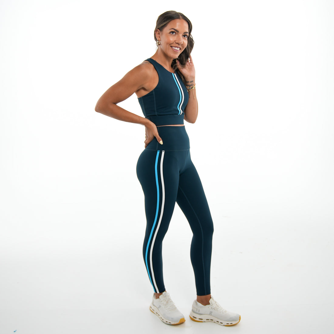 Speed Stripe Long Bra