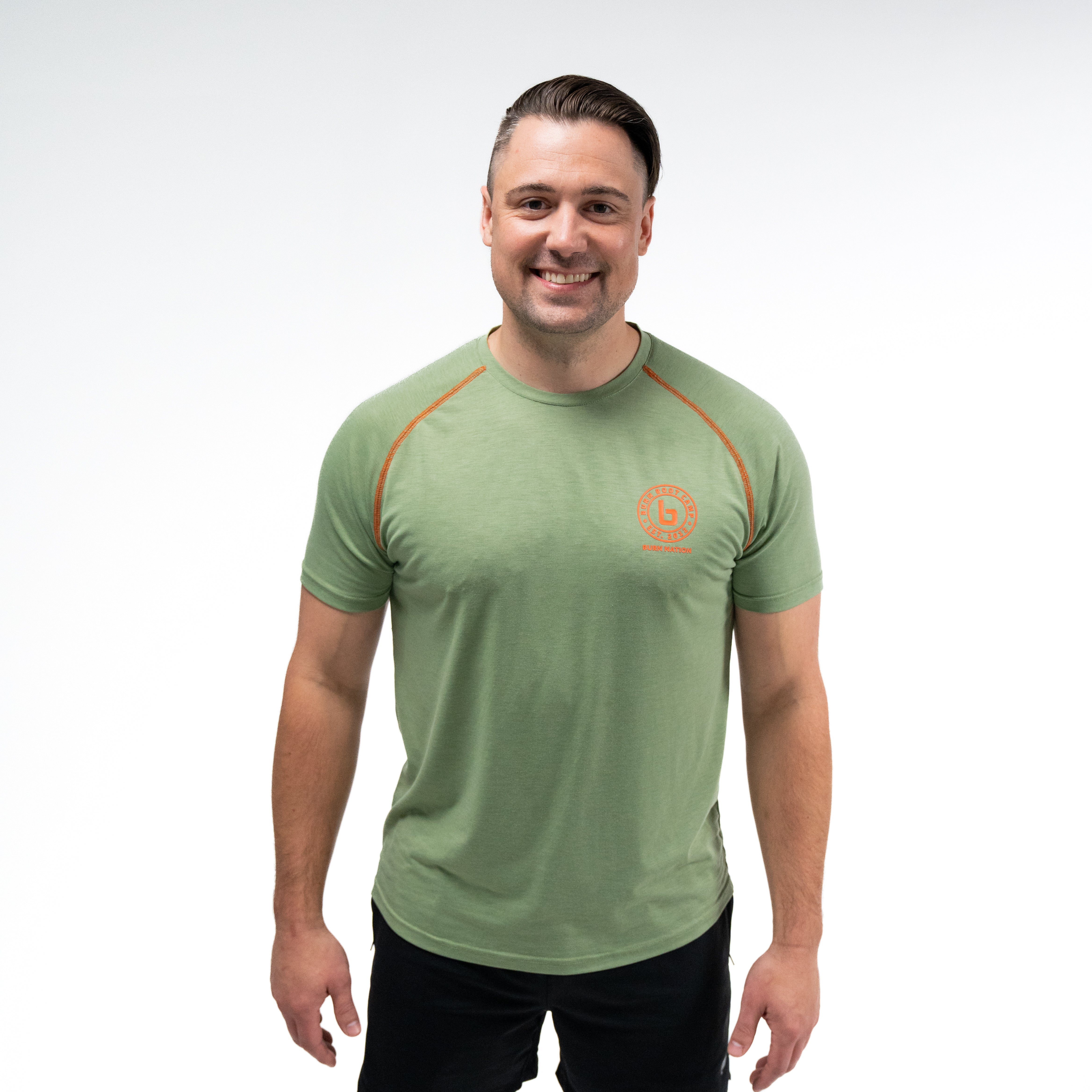 Unisex Contrast Stitch Raglan Tee – Burn Boot Camp