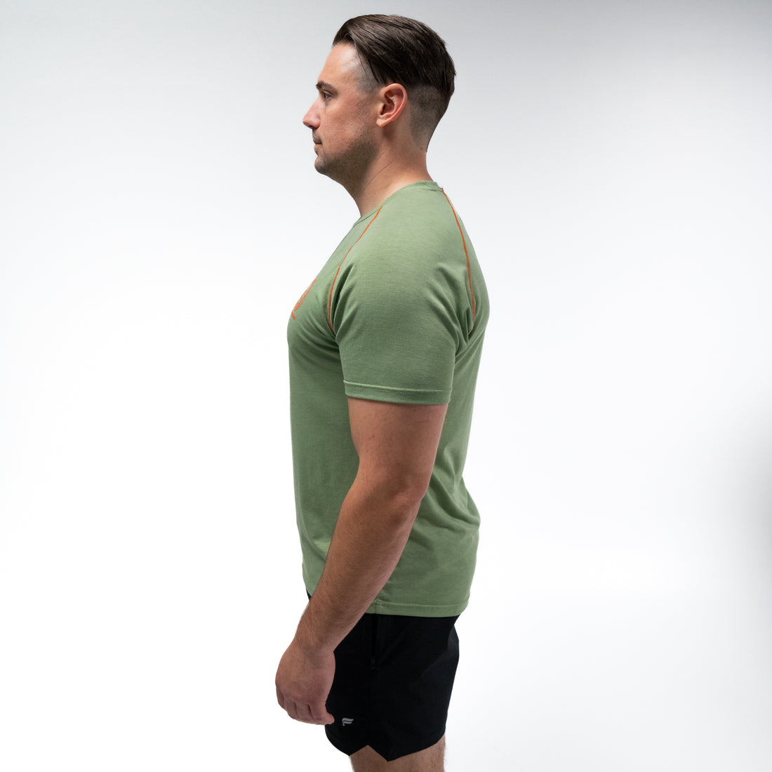 Unisex Contrast Stitch Raglan Tee