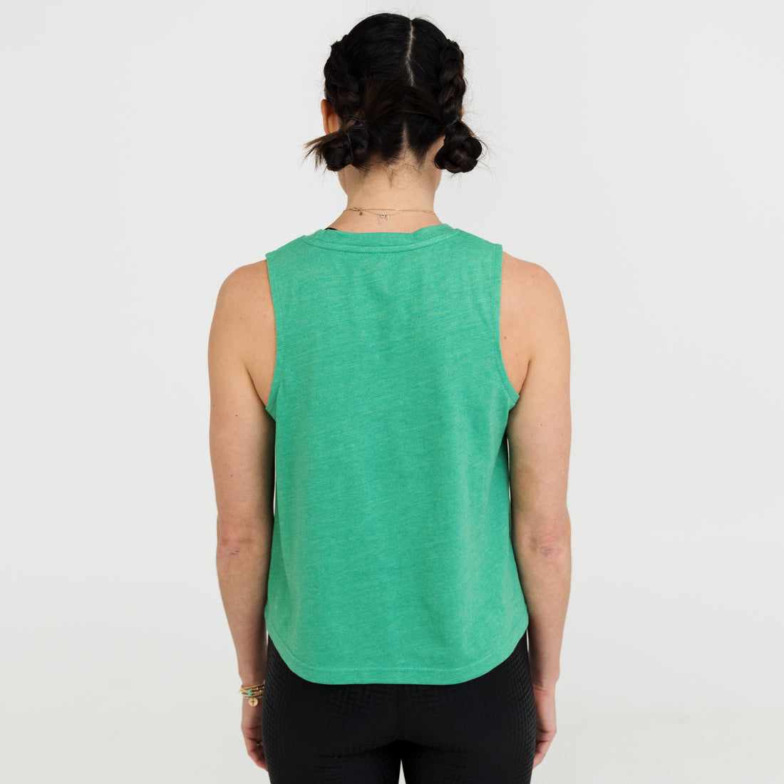 Standard Tonal Cropped Muscle Tank