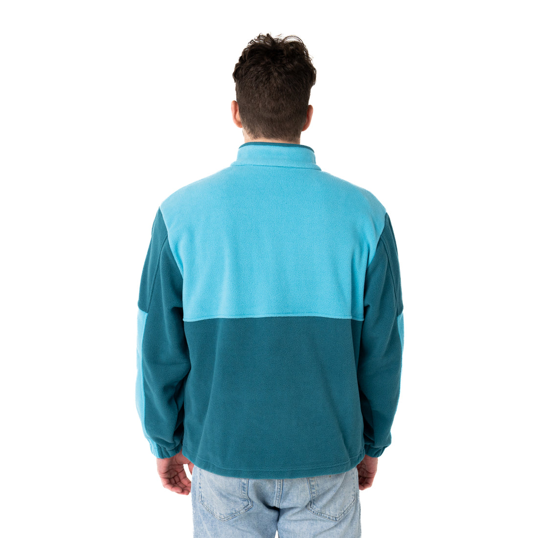 Unisex Colorblocked Fleece Pullover