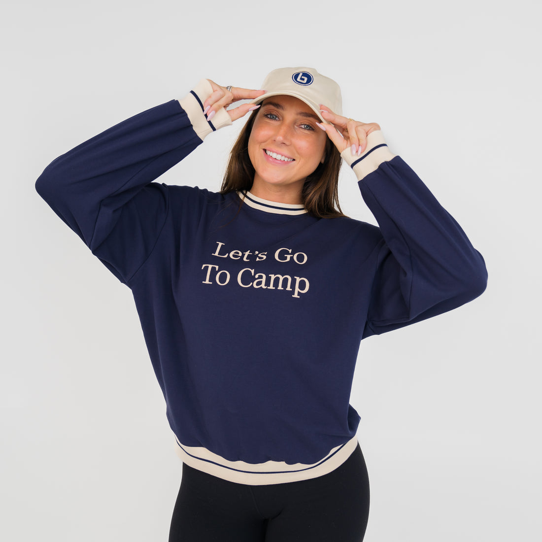 Let's go to Camp Crew Sweatshirt