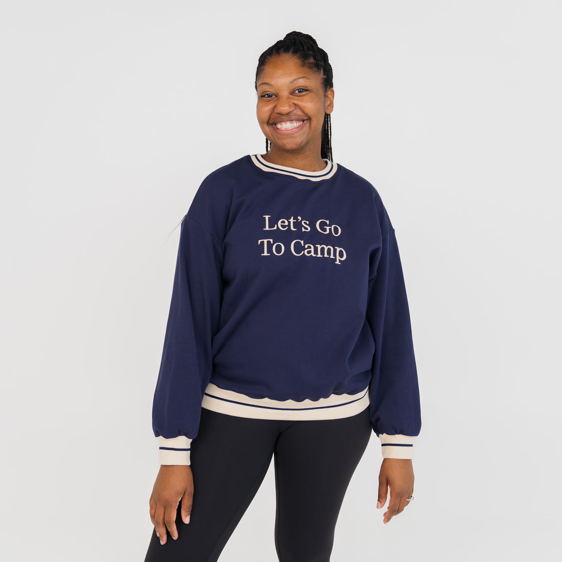 Let's go to Camp Crew Sweatshirt