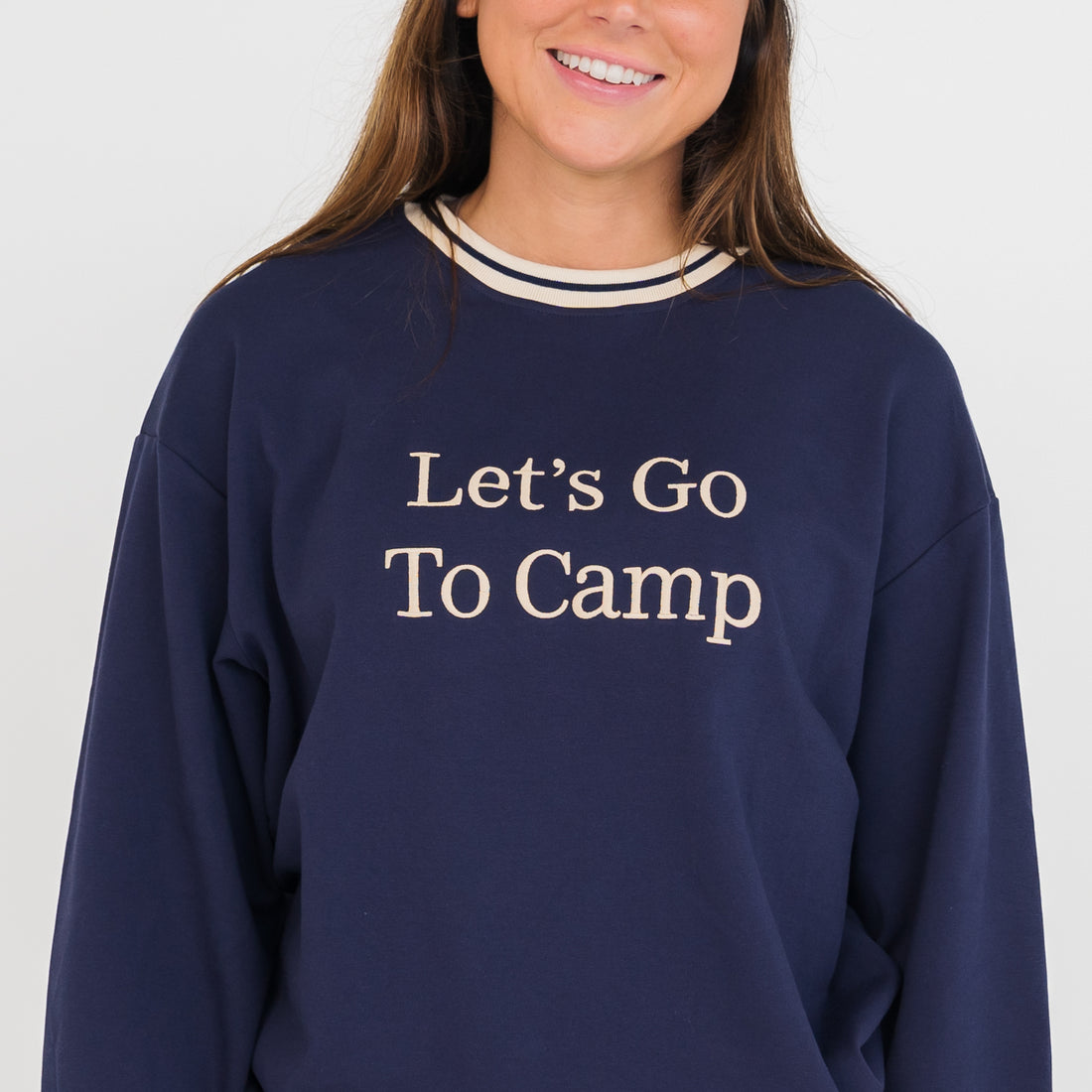 Let's go to Camp Crew Sweatshirt