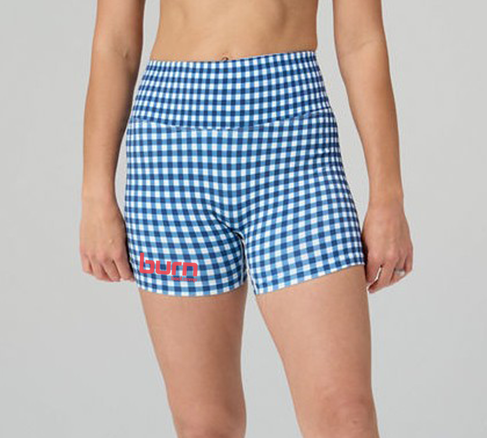Seamless Scrunch Short 4" - Gingham