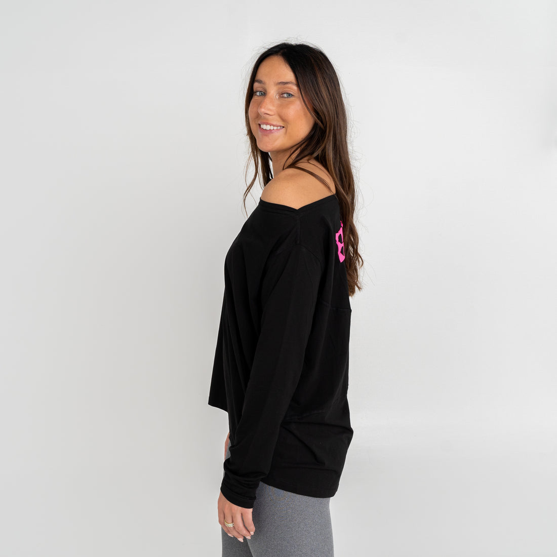 Burn Cold Shoulder Long Sleeve