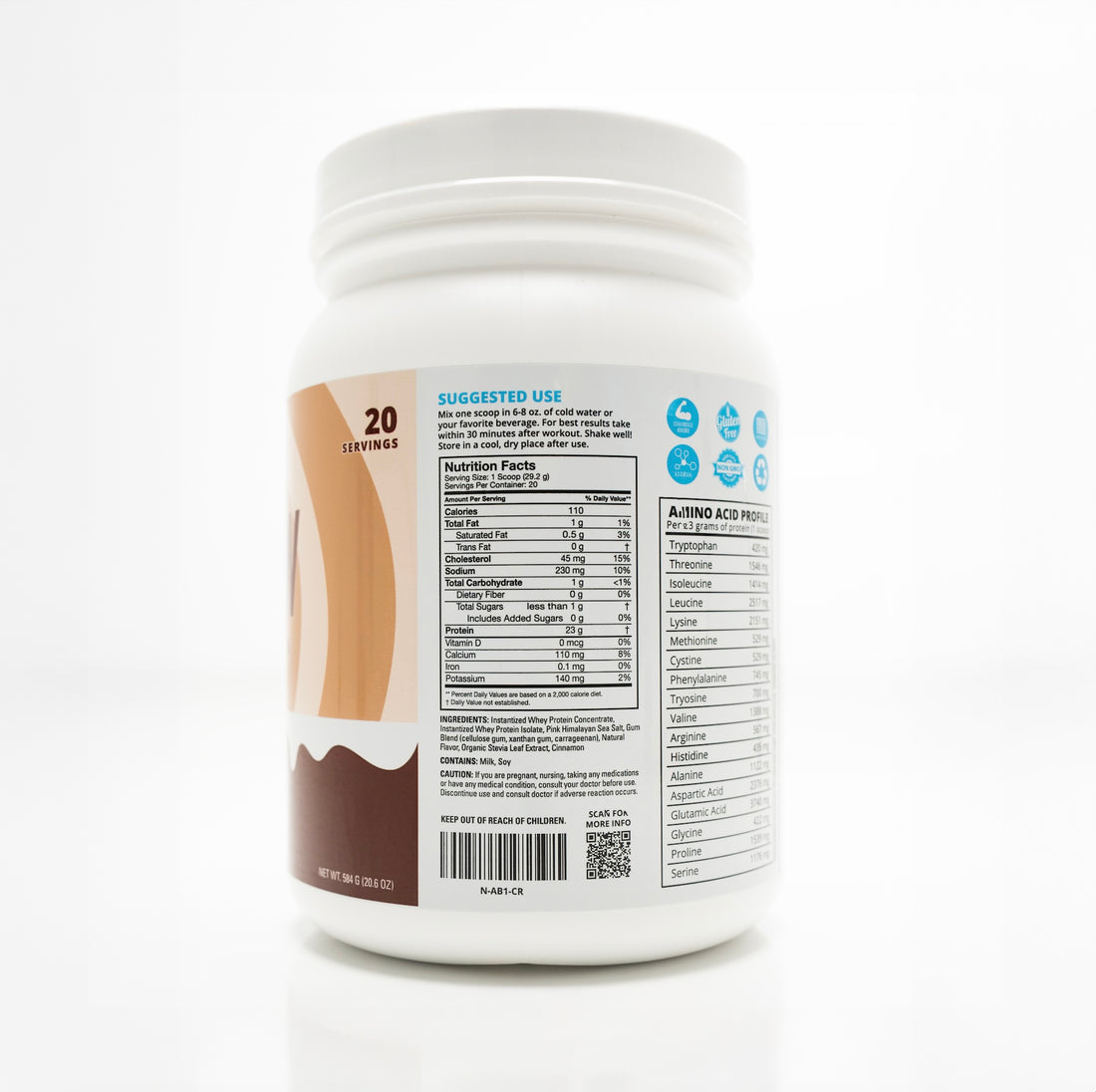 LIMITED EDITION! Afterburn Cinnamon Roll Whey Protein (case of 6)