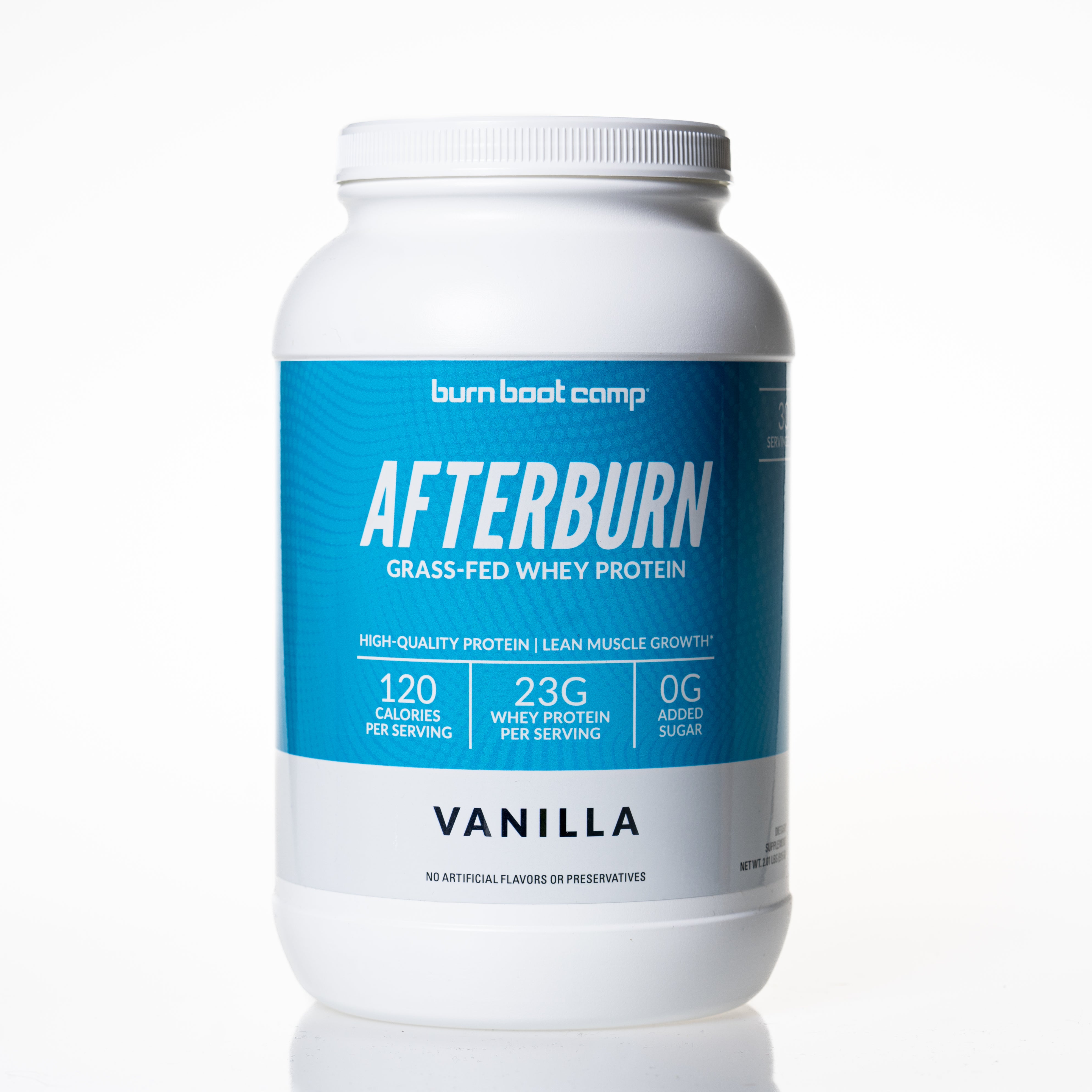 Afterburn Vanilla Whey Protein Burn Boot Camp